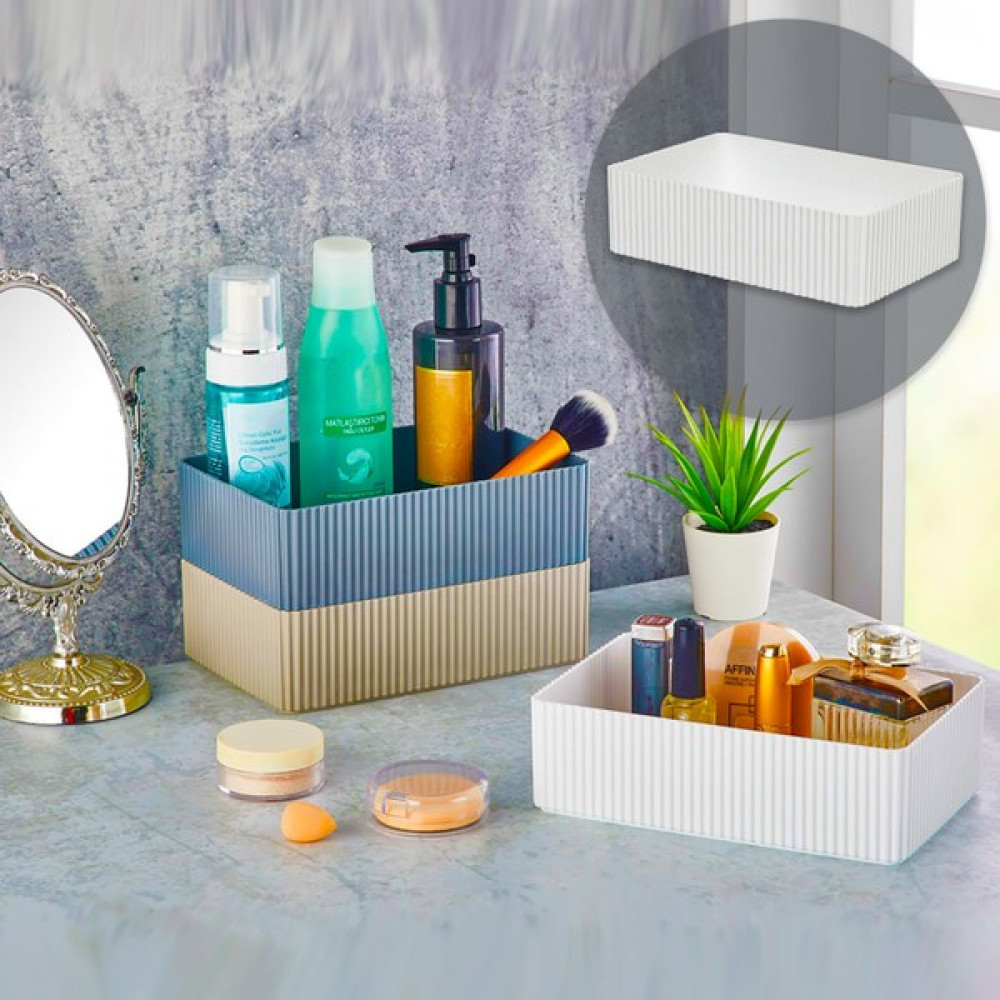 Ferhome Organizer Kutu 2’li Set Kat Kat Mutfak Banyo Makyaj Düzenleyici - Beyaz Eşya Saklama Kutusu Fiyatı