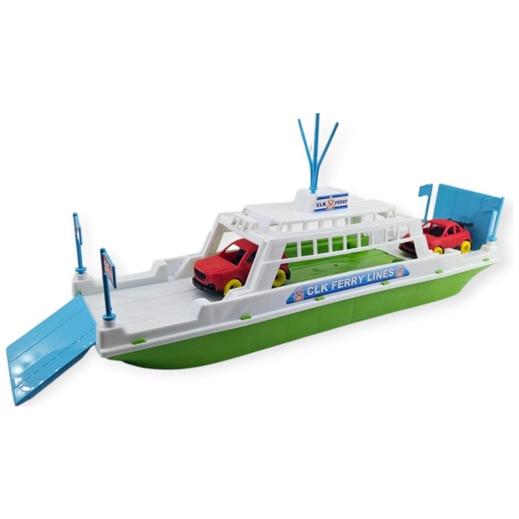 Feribot Araç Taşııyan Gemi 45 cm - Yeşil - 2 Yaş Diğer Fiyatı