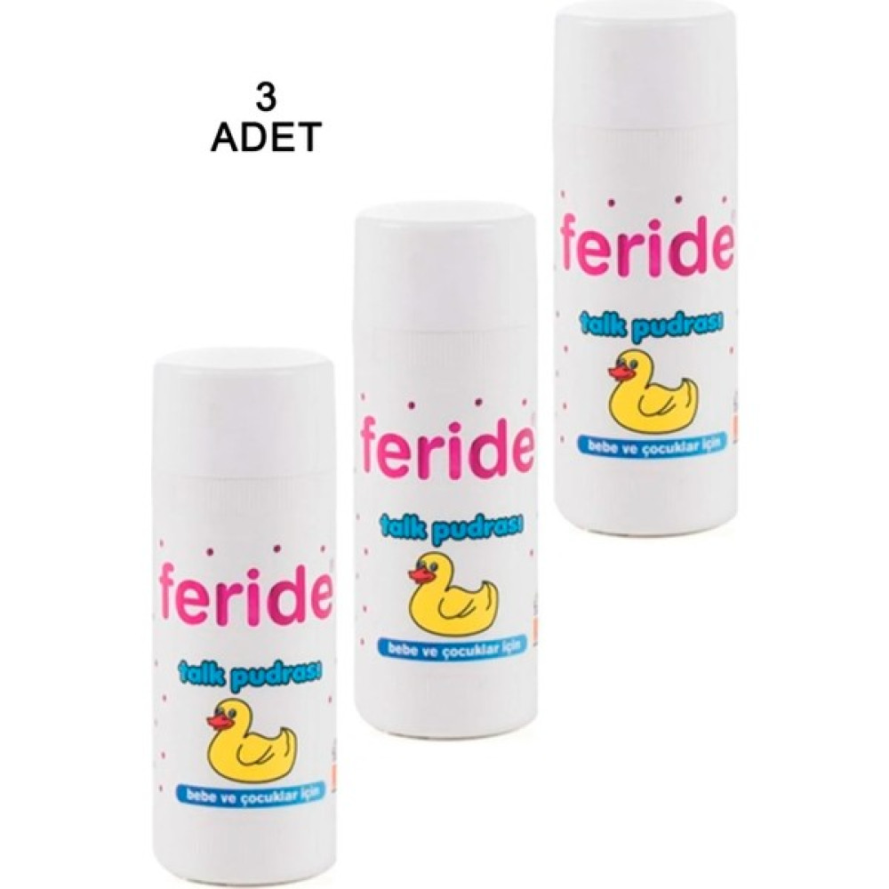 Feride Serpme Talk Pudrası 75 Gr. 3 Adet Bebek Pudra Fiyatı