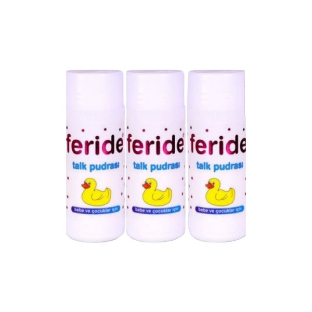 Feride Talk Toz Bebek Pudrası 75 gr x 3 Adet Bebek Pudra Fiyatı