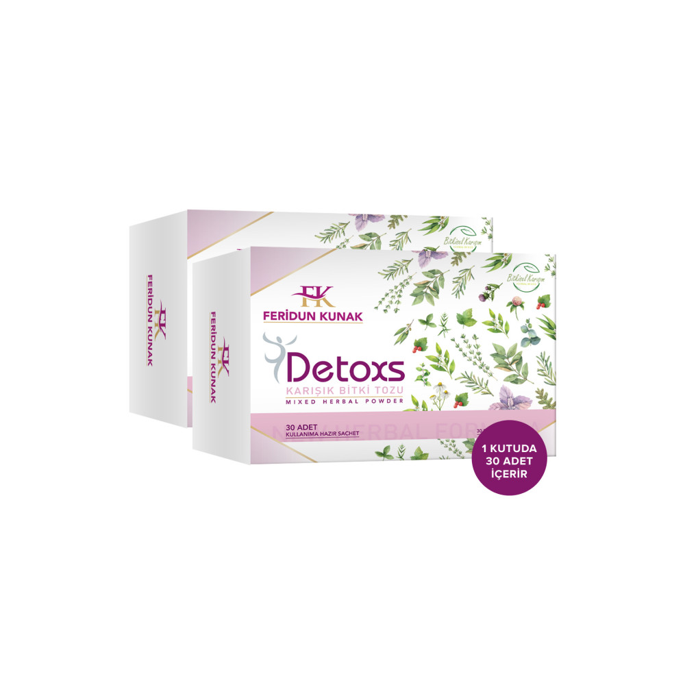 Feridun Kunak 2 Adet Detoxs Karışık Bitki Tozu - Orijinal Ürün Çay Fiyatı