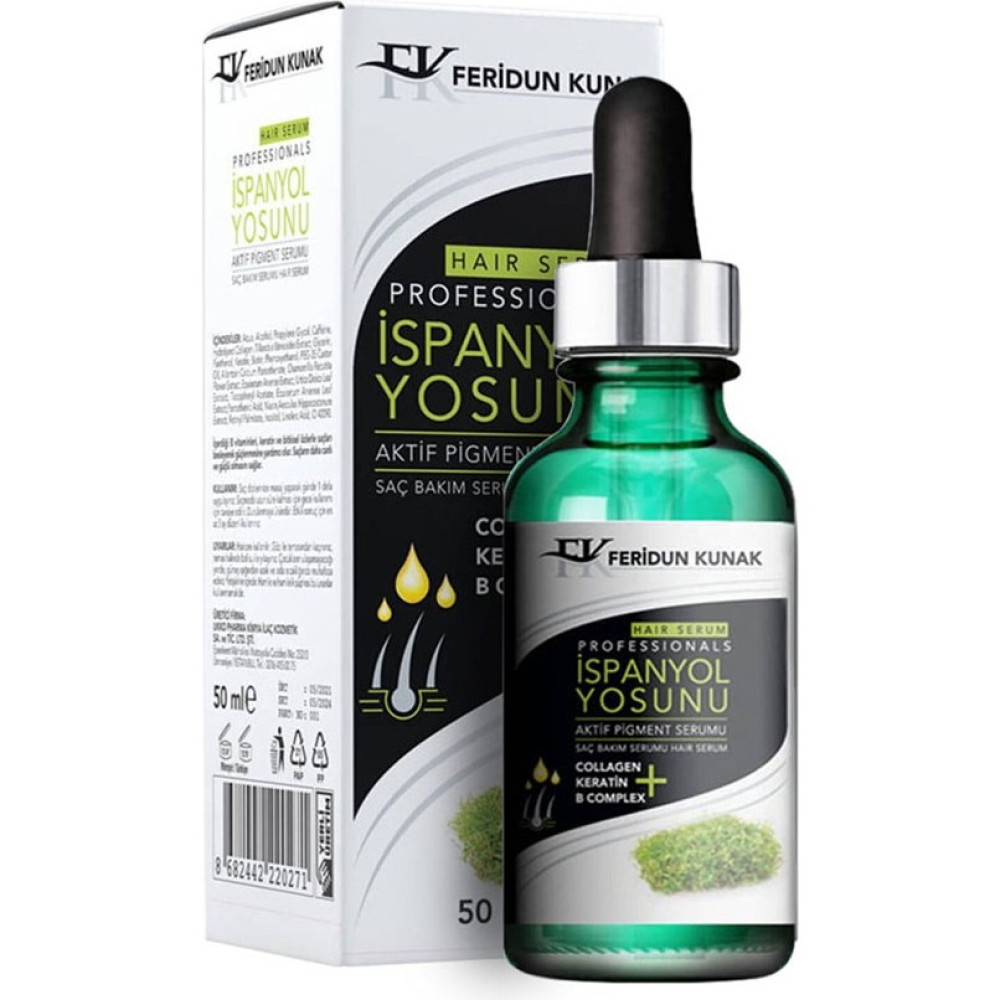 Feridun Kunak Ispanyol Yosunlu Besleyici Onarıcı Serum 50 ml Bitki Özlü Unisex Kullanıma Uygun Saç Dökülmesine Karşı Ürünler Fiyatı