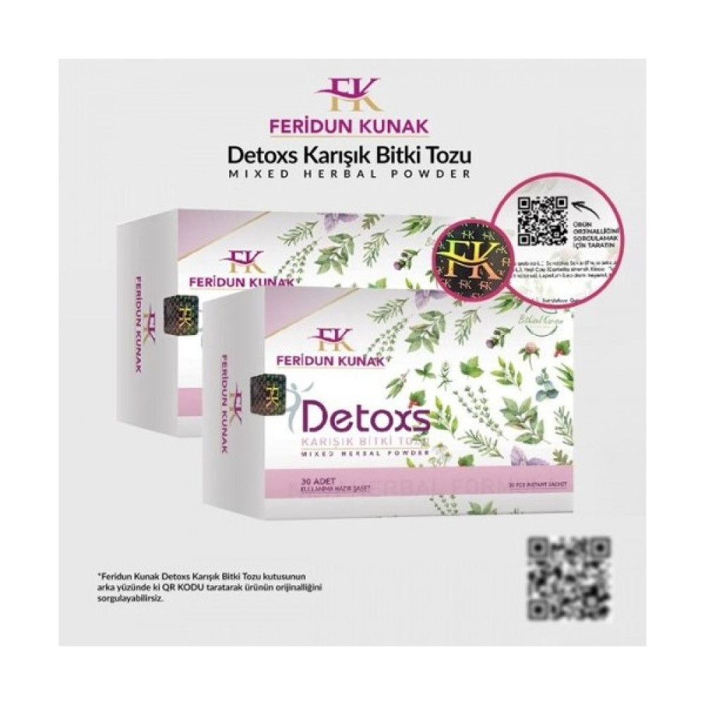 Feridun Kunak Karışık Bitki Detoxs Çayı 30 Adet x 2 Adet - Bitki Çayı Çay Fiyatı