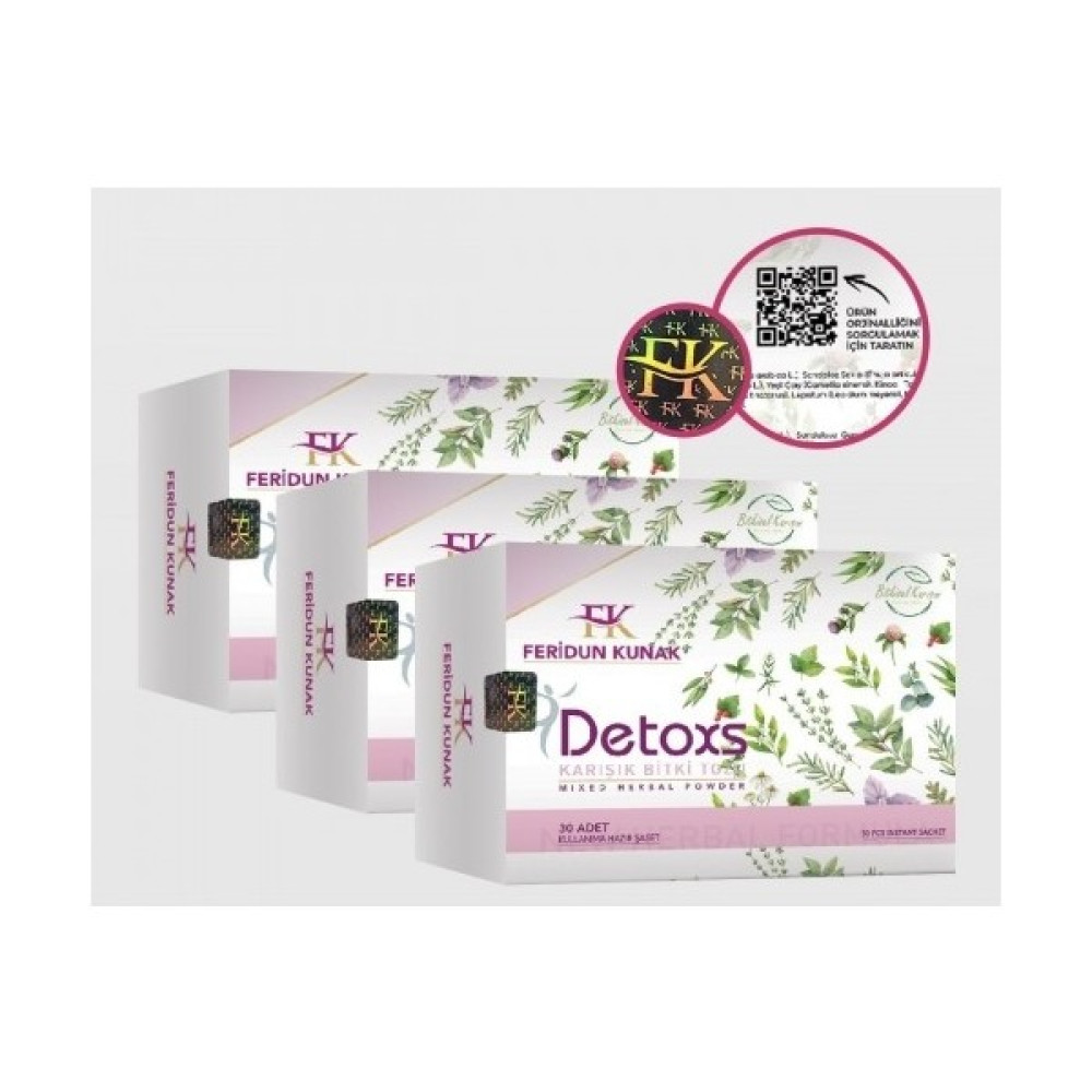 Feridun Kunak Karışık Bitki Detoxs Çayı 30 Adet x 3 Adet Çay Fiyatı