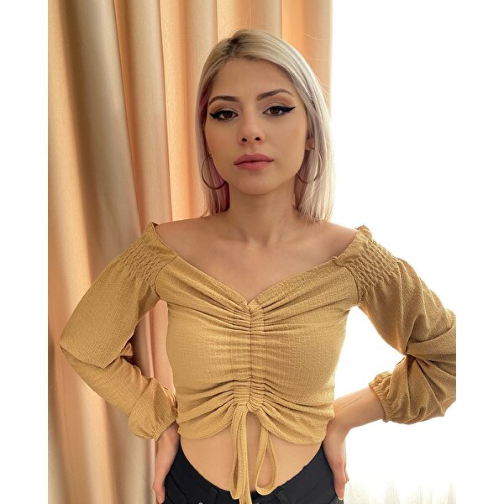 Feris Boutique Madonna Yaka Bluz Bluz Fiyatı