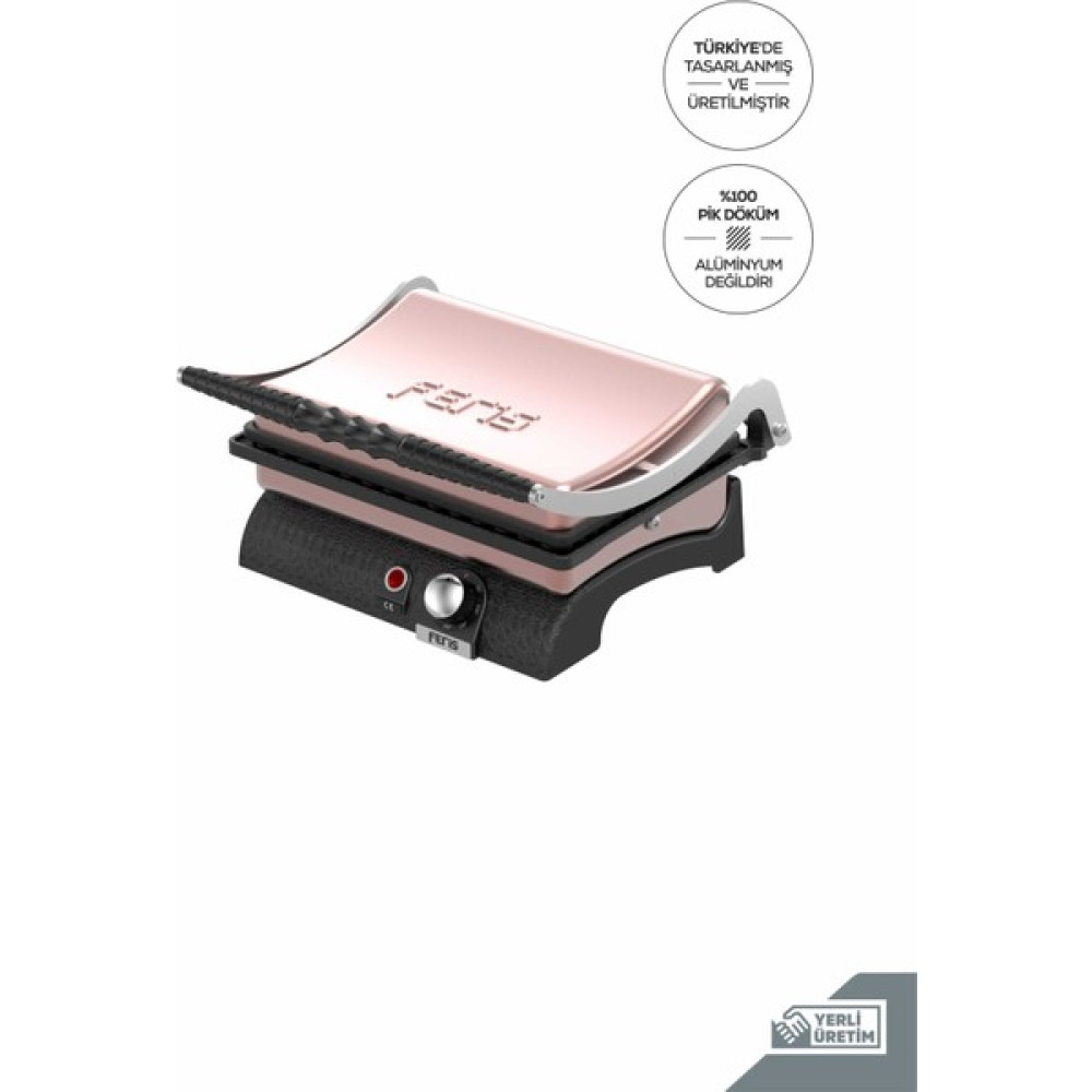 Feris Döküm Tost Makinesi Rosegold - Rose Gold Tost Makineleri Fiyatı
