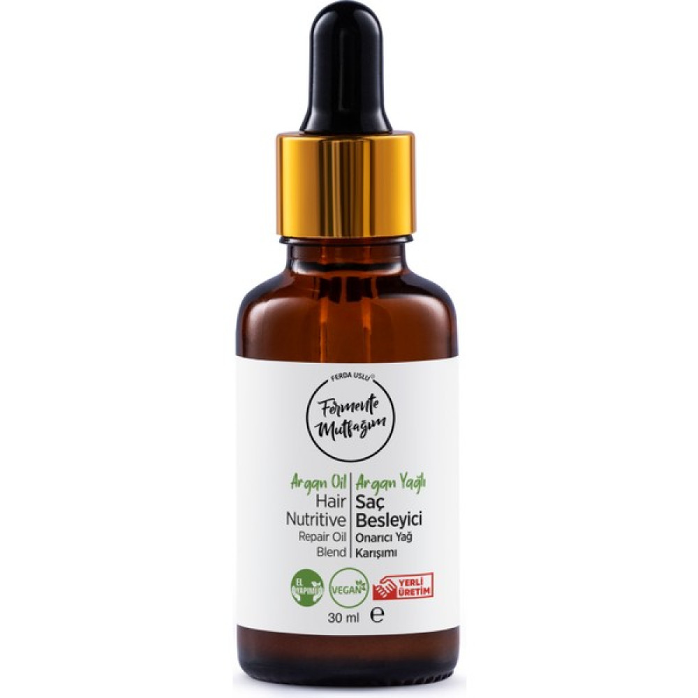 Fermente Mutfağım Argan Yağlı Saç Besleyici Onarıcı 30 ml Saç Bakım Maskeleri & Serumlar & Spreyler Fiyatı