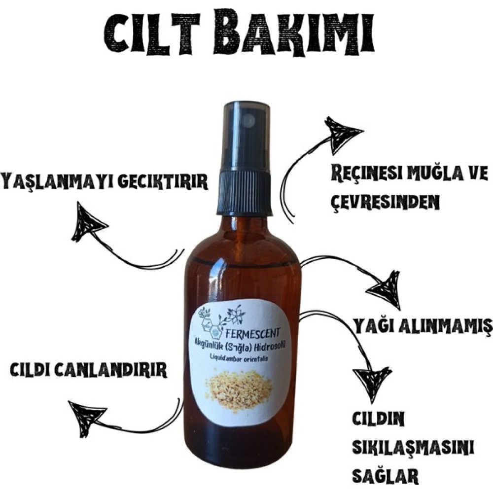 Fermescent Akgünlük Suyu Hidrosolü Cilt Sıkılaştırıcı - Canlandırıcı Yağı Alınmamış Cilt Temizleme ve Peeling Fiyatı