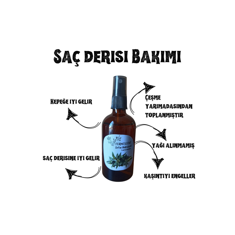 Fermescent Defne Suyu - Hidrosolü - Kepek - Saç Derisi Bakımı - Özel Ürün - Cilt ve Yüz Bakımı Fiyatı
