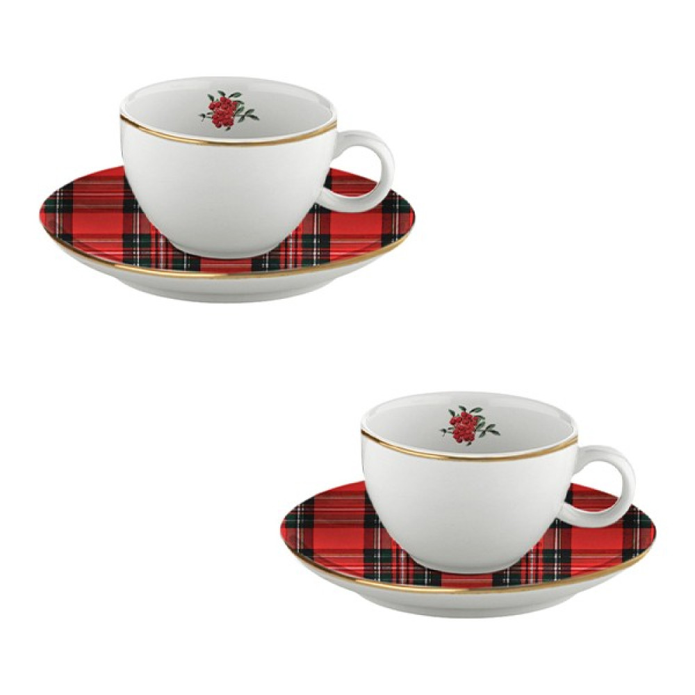 Fern&Co. Red Berry Collection 2’li Çay Fincan Seti / Hediye Kutulu Fincan / Bardak / Kahve Takımı Fiyatı