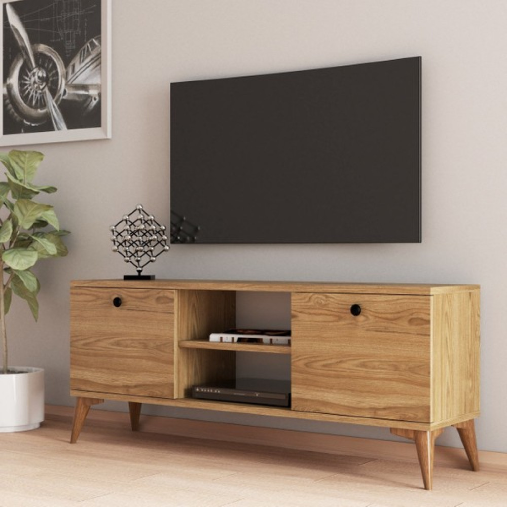 FERNISO 120 cm Full Dut Tv Sehpası Yükseklik 50 cm - Ahşap Tv Ünitesi / Sehpası Fiyatı
