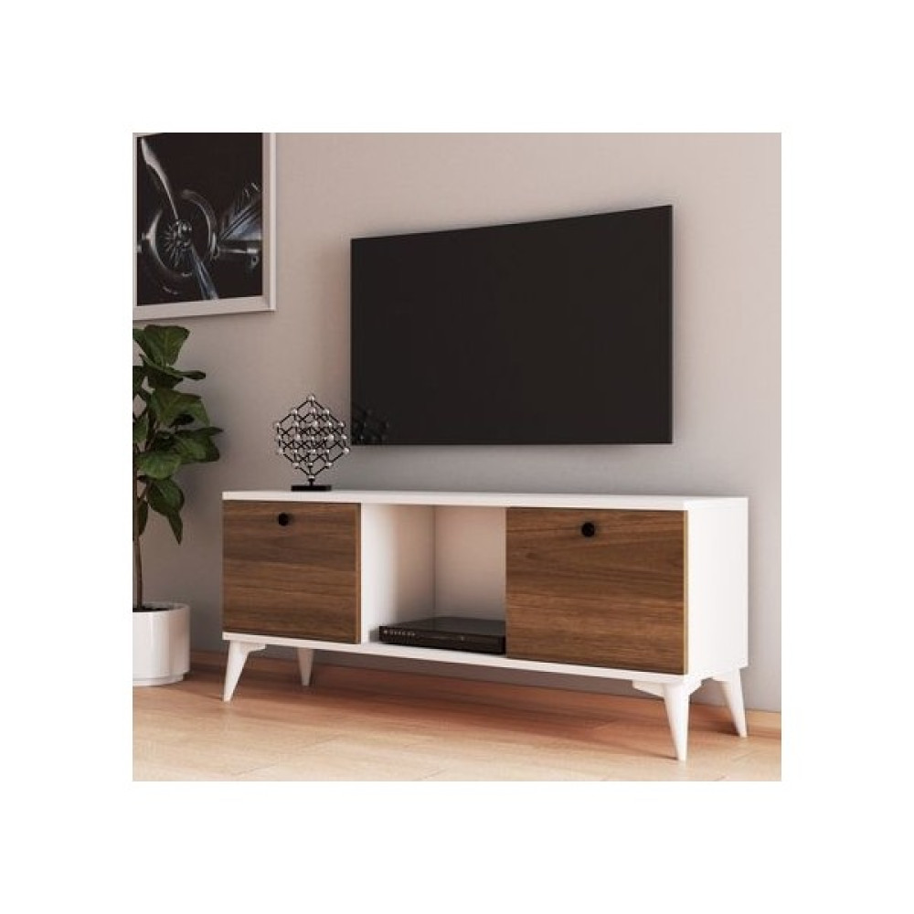 FERNISO 120CM Tv Sehpası Istanbul Kapak - Ahşap Tv Ünitesi / Sehpası Fiyatı