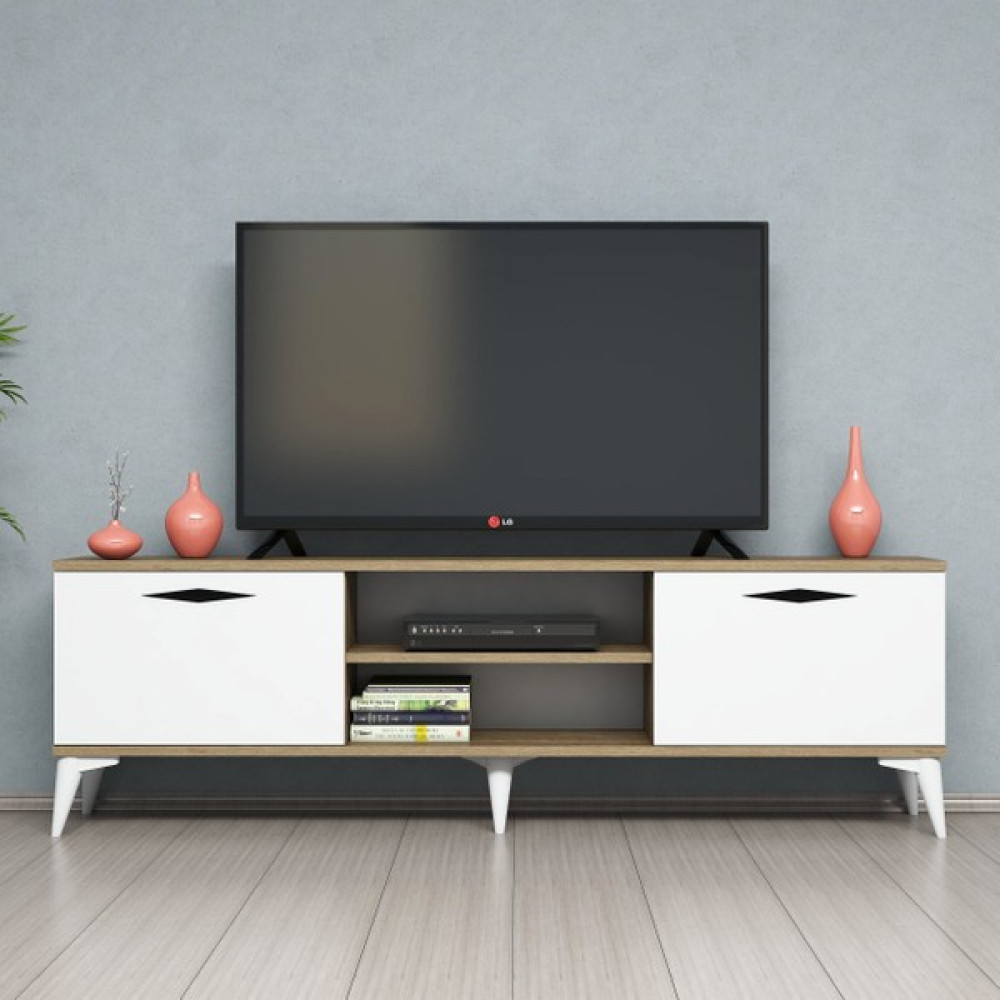 FERNISO 160CM Hud Krem Tv Sehpası Tv Ünitesi / Sehpası Fiyatı