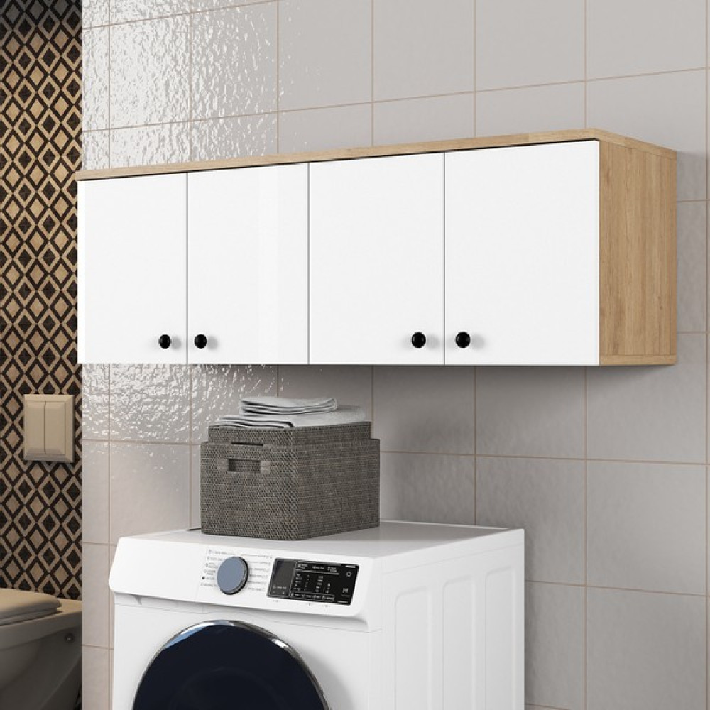 Ferniso 4 Kapaklı Banyo Dolabı Duvara Monte Çok Amaçlı Dolap Banyo Dolabı / Mobilyası Fiyatı