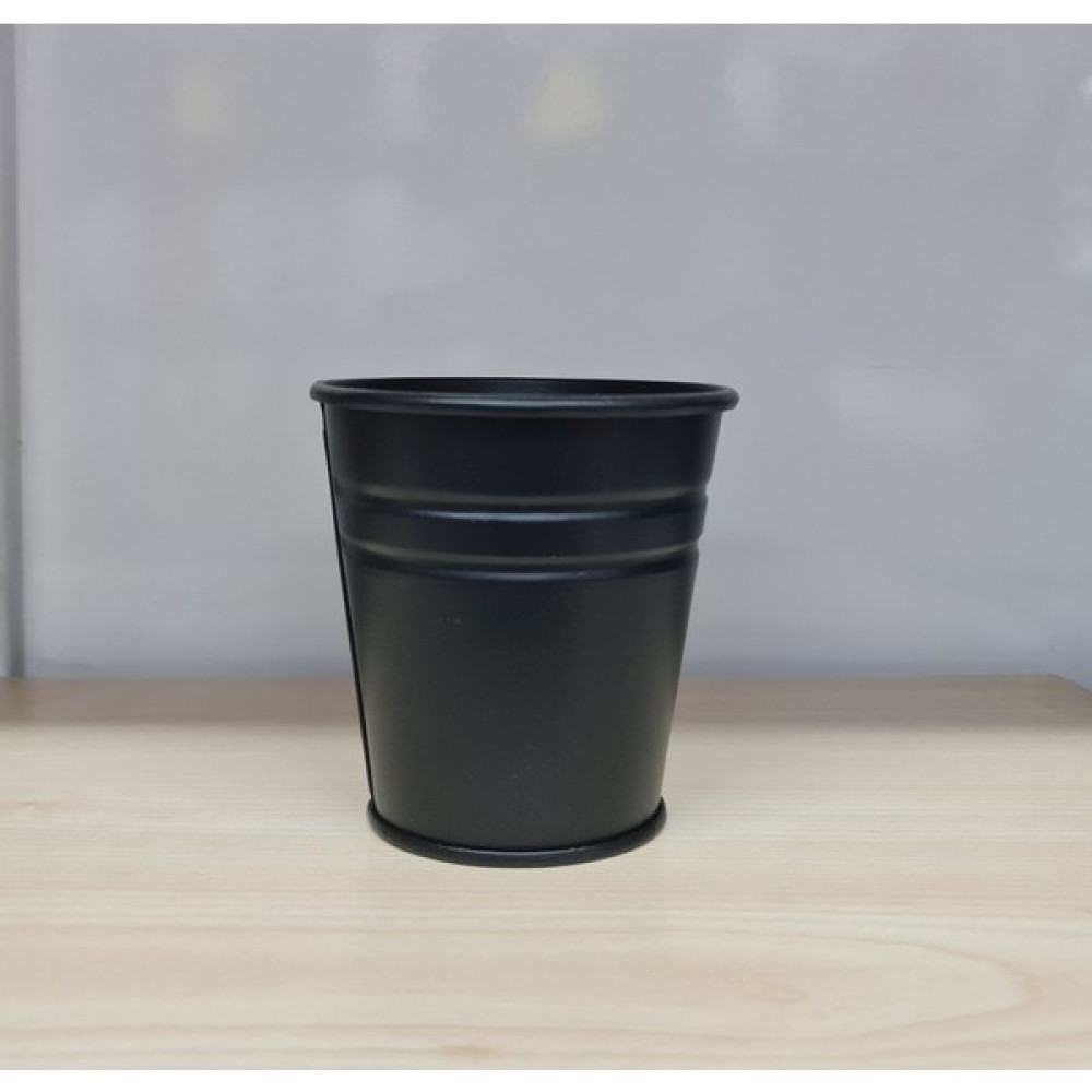 Feronya 2'li Mini Metal Saksı Kova Veya Şekerlik Siyah 9x8,5 Cm No 9 Saksı ve Aksesuarları Fiyatı