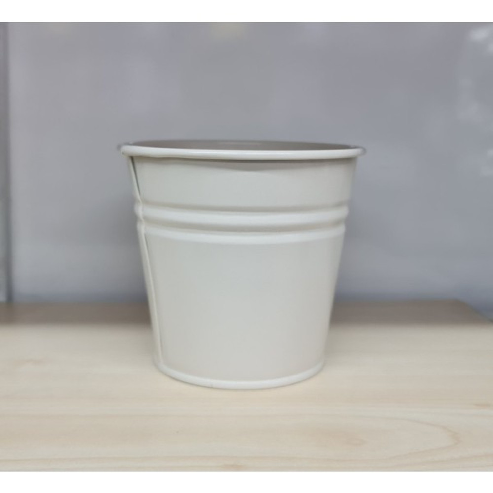 Feronya Metal Saksı Kova Krem 11X12 cm NO11 Saksı ve Aksesuarları Fiyatı