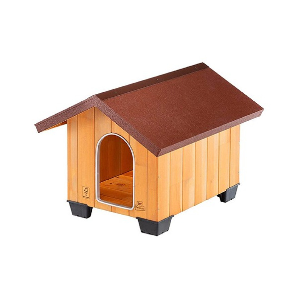 Ferplast Domus Ahşap Çatılı Köpek Kulübesi Small 61X74,5X55 cm Evcil Hayvan Ürünleri Fiyatı