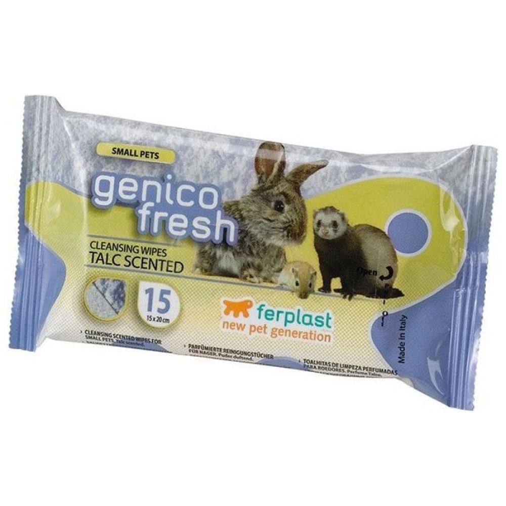 Ferplast Genico Fresh Kemirgen Temizlik Mendili 15'li 13 x 20 cm Evcil Hayvan Ürünleri Fiyatı
