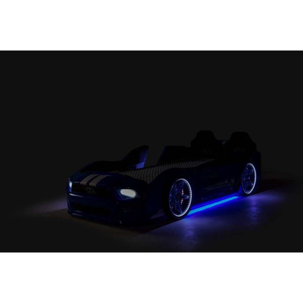 Ferramini Arabalı Yatak İçin Full LED Sistemi - Mavi - 90 x 190 cm Karyola Fiyatı