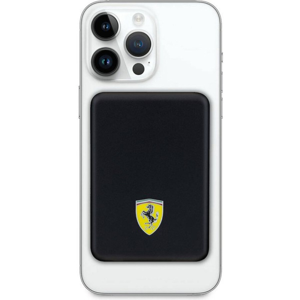Ferrari Orjinal Lisanslı Powerbank 5000 Mah LED Işıklı Göstergeli Magsafe Magnetik Siyah Cep Telefonu Şarj Cihazı Fiyatı