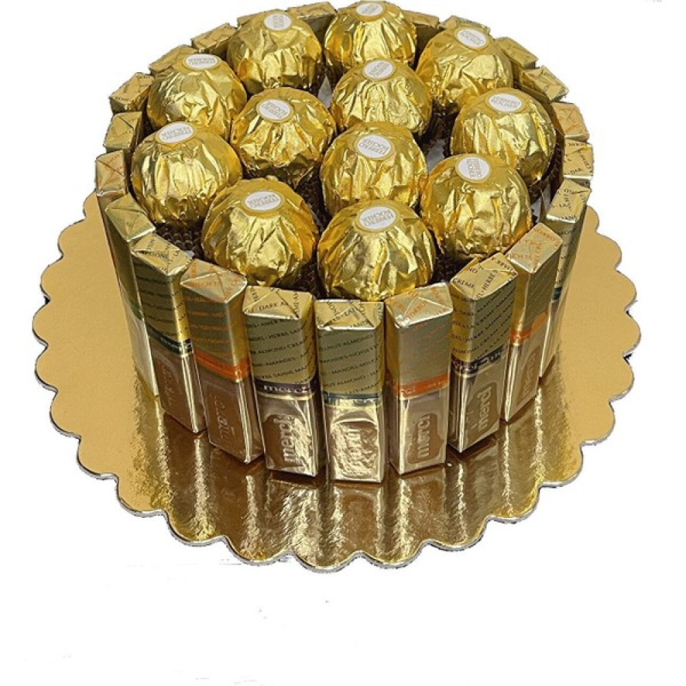Ferrero Rocher Merci Çikolata Hediye Çikolata Sepeti Aranjmanı - 250 gr Diğer Fiyatı