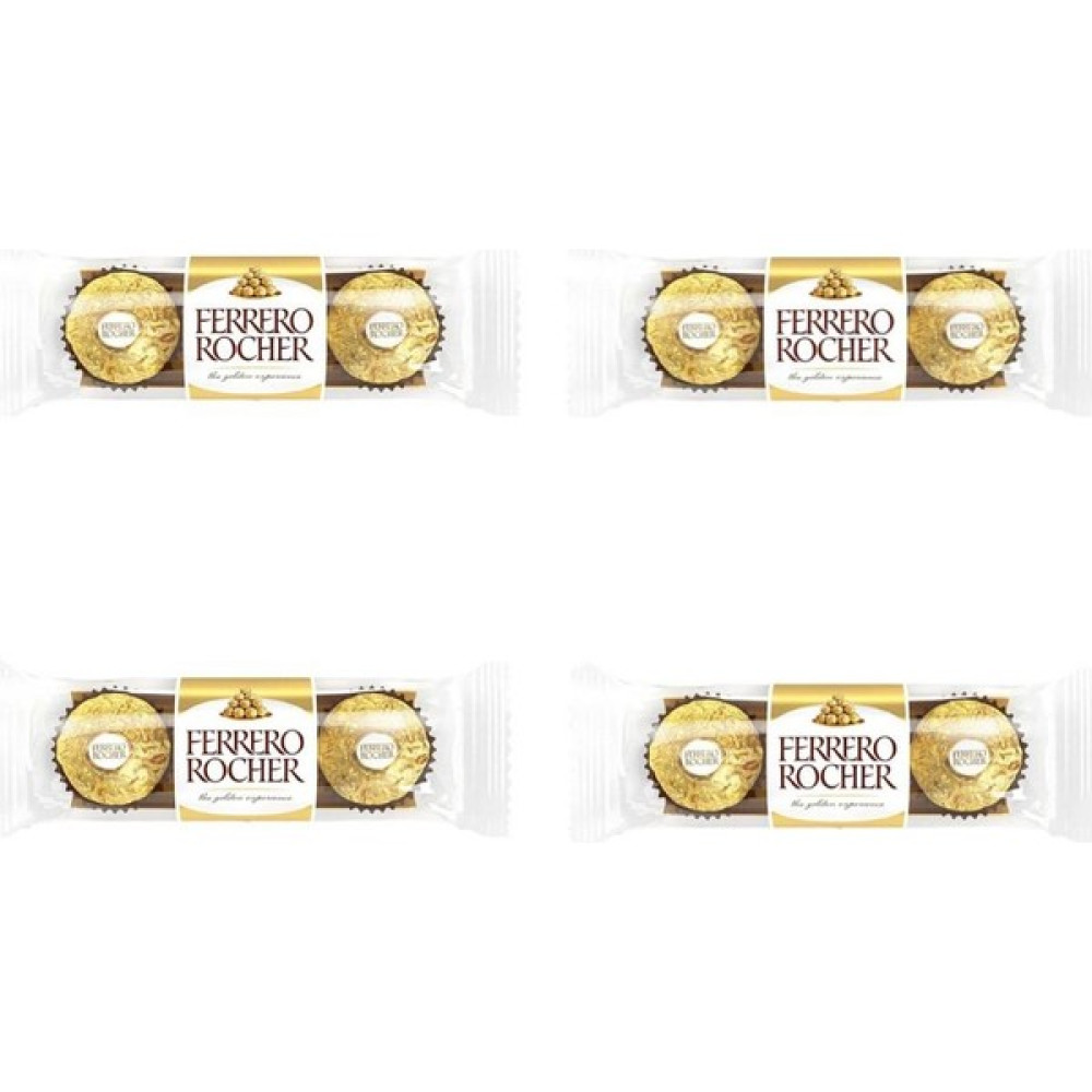 Ferrero Rocher T3 Fındıklı Çikolata 37,5 gr x 4 Adet - 37 gr Çikolata ve Gofret Fiyatı