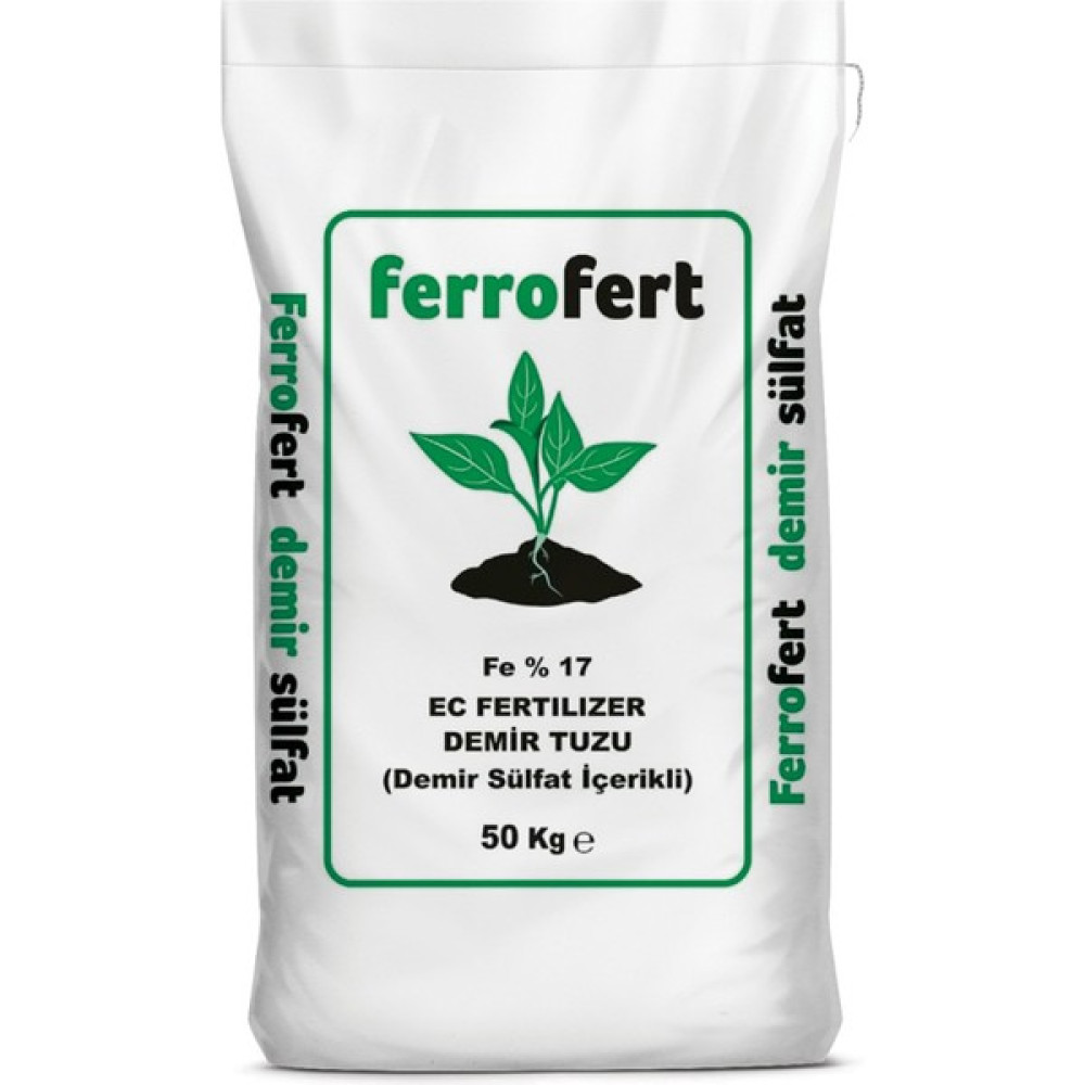 Ferrofert Demir Sülfat Demir Tuzu ( Karaboya ) 25 kg Gübre Fiyatı