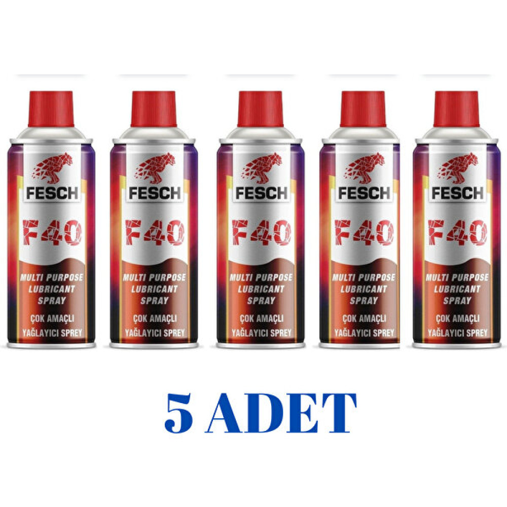 Fesch Genel Yağlama Sprey 400 ml - 5 Adet Bakım Spreyleri Fiyatı