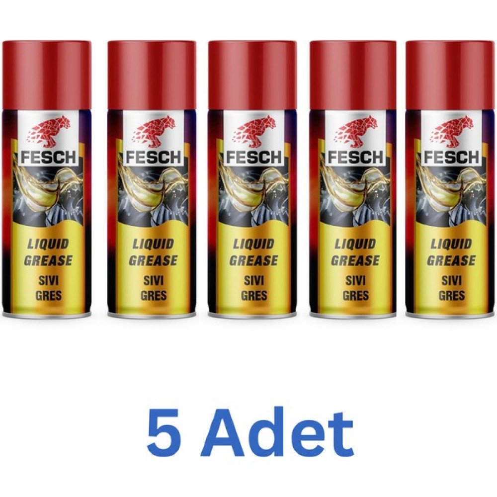 Fesch Sıvı Gres Sprey 400 ml - 5 Adet Bakım Spreyleri Fiyatı
