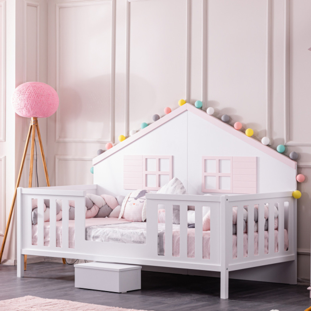 Fethiye Montessori Yatak Karyola - Pembe 90X190 Cm Kanepe & Çekyat Fiyatı