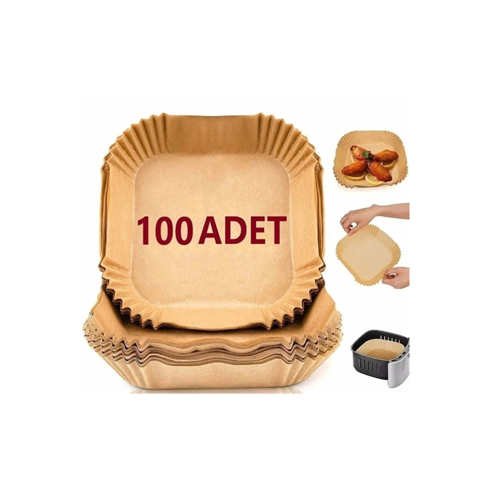 FETHİYE TOPTAN 100 Adet Airfryer Kare Pişirme Kağıdı Square Yağlı Kağıt Fırın Ve Fritöz Kağıdı Pişirme Kağıdı Fiyatı