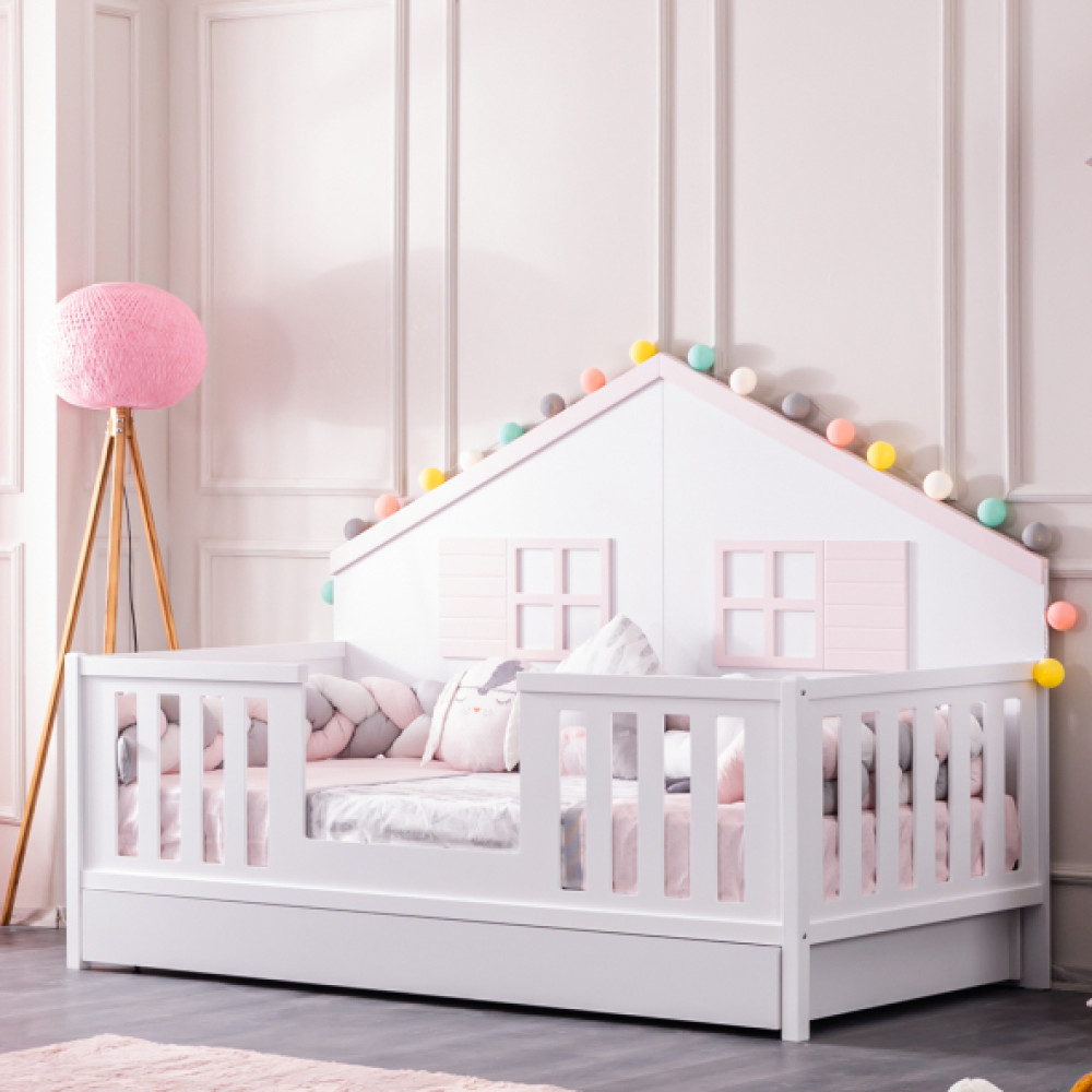 Fethiye Yavrulu Montessori Yatak Karyola - Pembe 90X190 Cm Kanepe & Çekyat Fiyatı