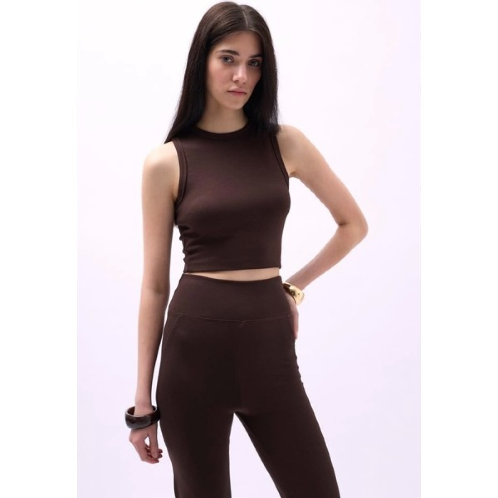 Fevien Yüzücü Yaka Crop Bluz Bluz Fiyatı