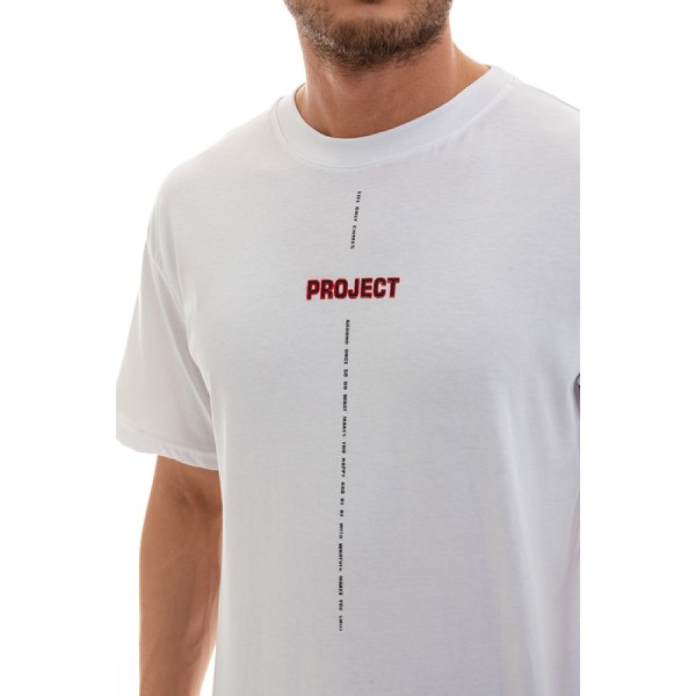 Feville Erkek 2'li Project Baskılı T-Shirt Erkek T-shirt Fiyatı