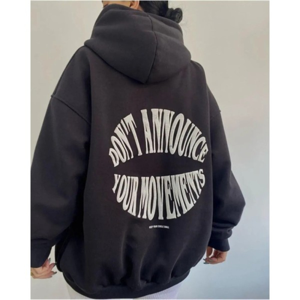 Feville Unisex Siyah Dont Hoodie Sweatshirt Bayan Sweatshirt Fiyatı