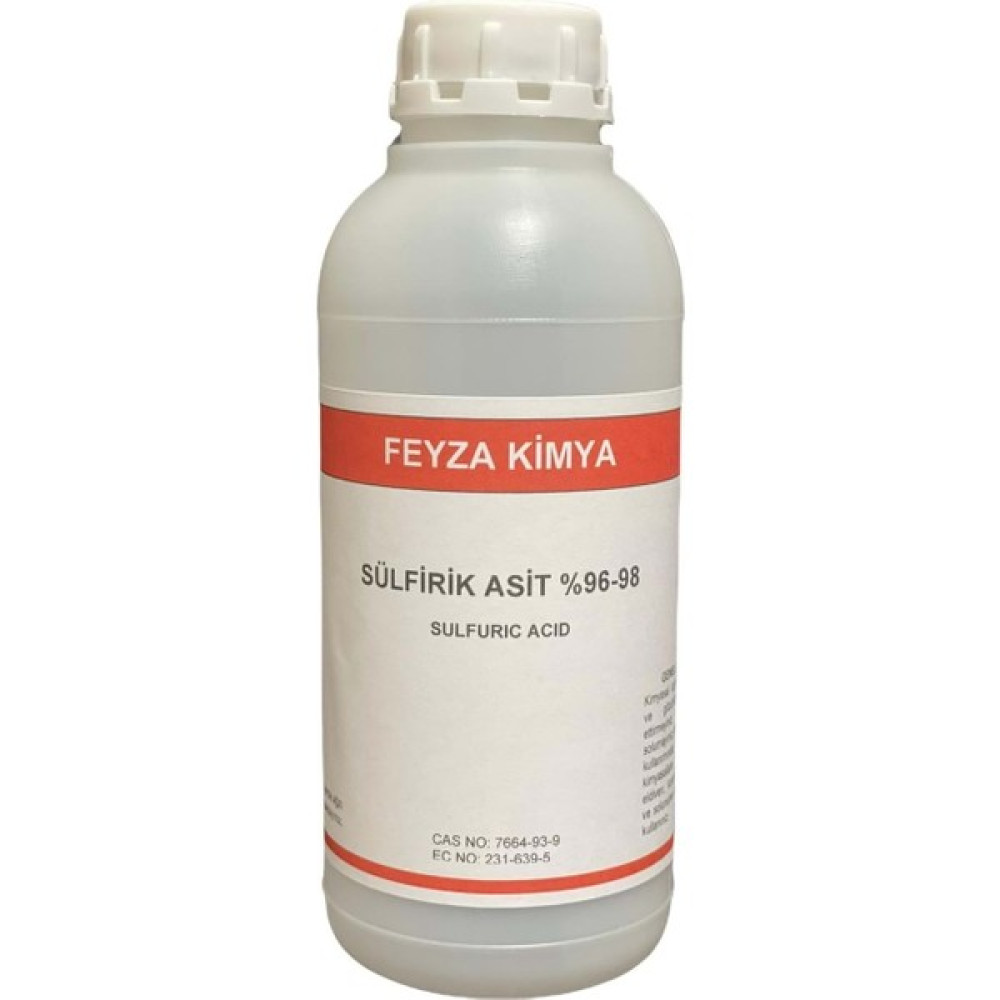 Feyza Kimya Sülfirik Asit %96-98 (250 Ml) Nalburiye & Hırdavat Fiyatı