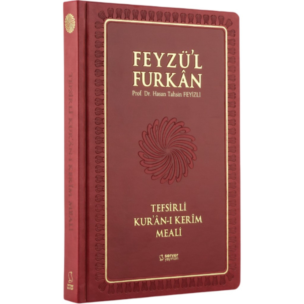 Feyzü'l Furkan Tefsirli Kuranı Kerim Meali Bordo (Orta Boy-Sadece Türkçe Meal-Kalın Cilt) Din Kitapları Fiyatı