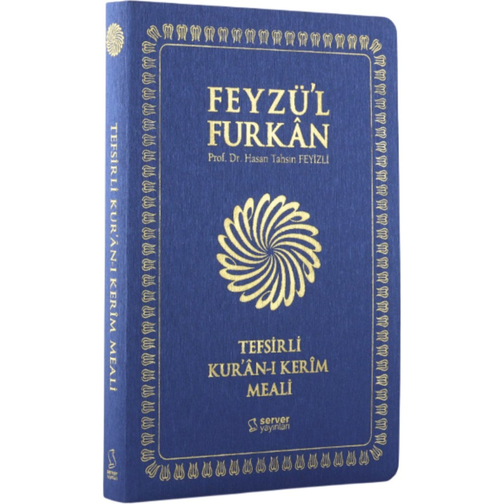 Feyzü'l Furkan Tefsirli Kuranı Kerim Meali Lacivert (Orta Boy-Sadece Türkçe Meal-İnce Cilt) Din Kitapları Fiyatı