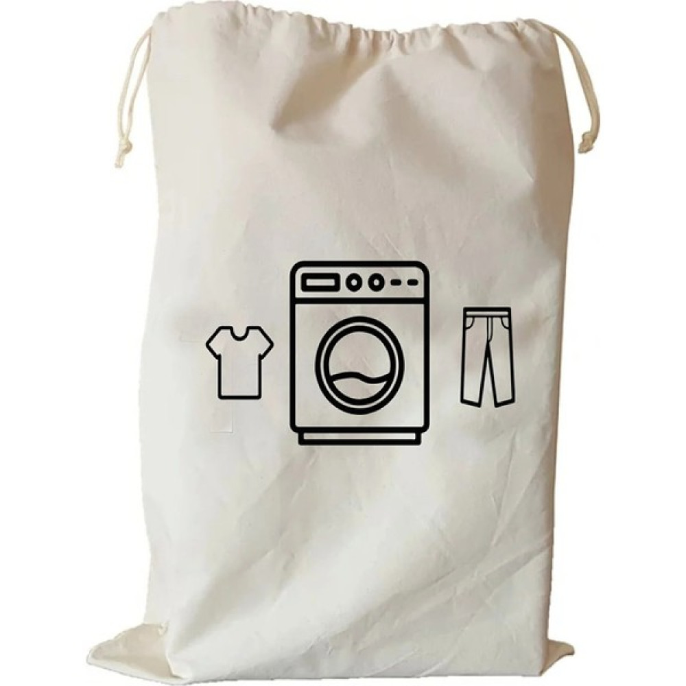 Feza Bagg Store Çamaşır Makinası Desenli Kanvas Çok Amaçlı Kirli Çamaşır Torbası 50X70 1 Adet Sepet Fiyatı