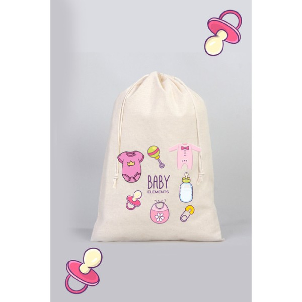 Feza Bagg Store Kıyafet Kesesi Kız Bebek 30 x 40 2 Adet Bebek Bakım Çantası Fiyatı