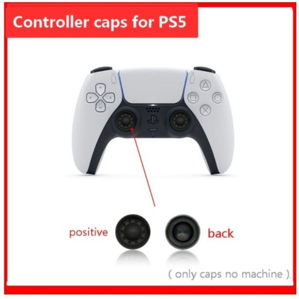 Feza Ps5 Dualsense 1 Çift Siyah Tırtıklı Analog Başlığı PlayStation 5 PS5 Oyunları Fiyatı