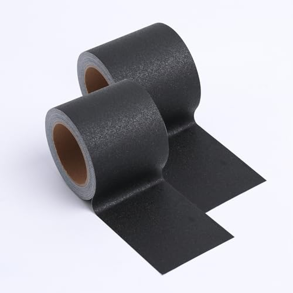 FFPDYBEST 2Inch Wide Self-Adhesive Matte Book Binding Tape, 33 FT Black Cloth Tape for Repairing, Reinforcing, and Protecting Old & Antique Books (Black,2pcs)