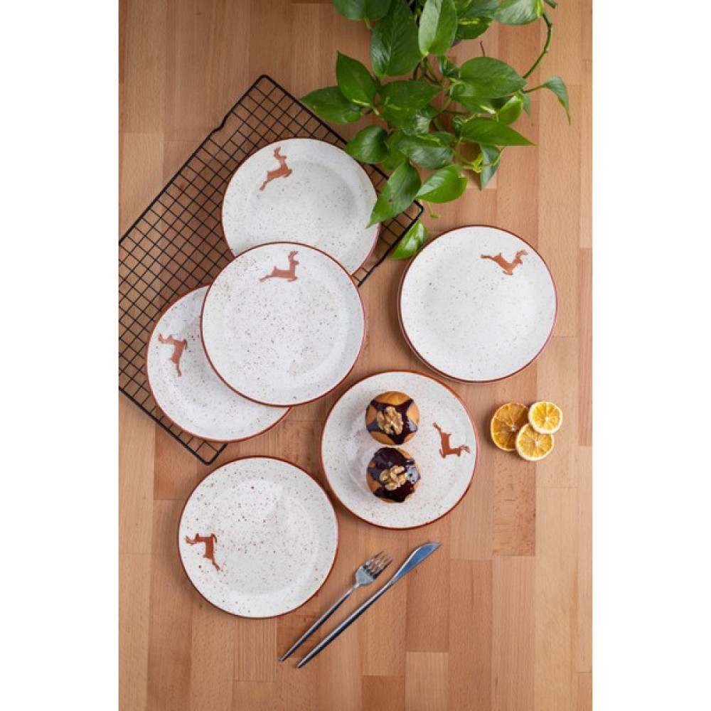 FH finehome Deer 6 Parça Pasta Takımı Mutfak Gereçleri Fiyatı