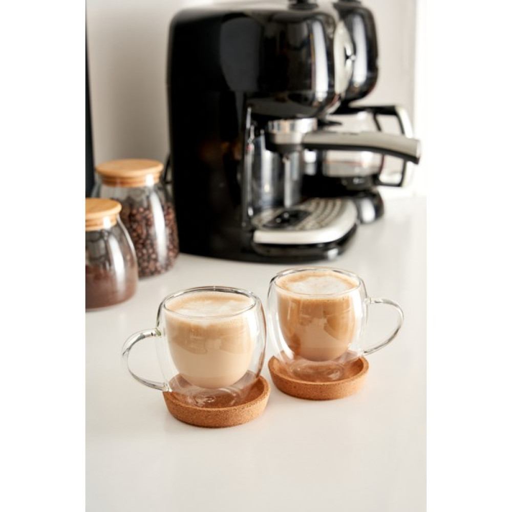 FH finehome Teany 2'li Çift Cidarlı Kupa 250 ml Fincan / Bardak / Kahve Takımı Fiyatı