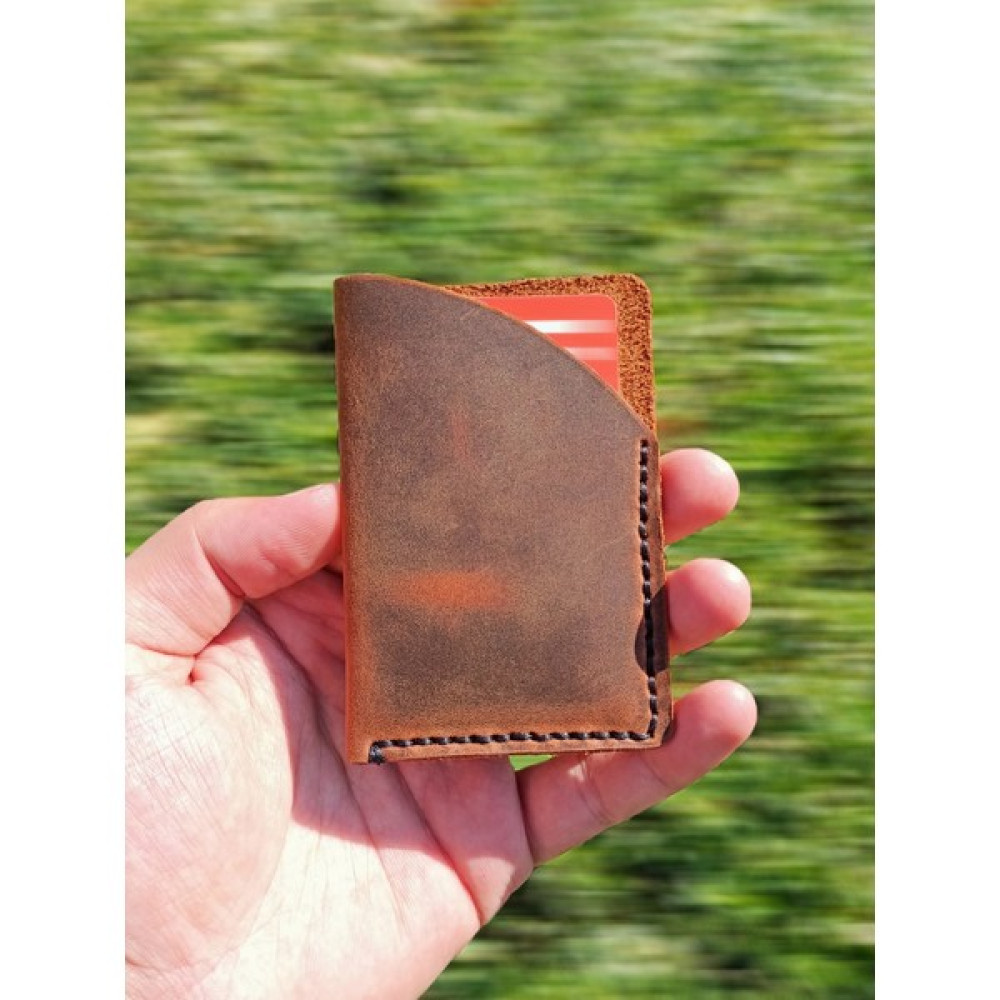 FH Leather Goods Hakiki Deri Mini Kartlık (4 Kart Kapasiteli) (Isme Özel) Erkek Kartlık Fiyatı