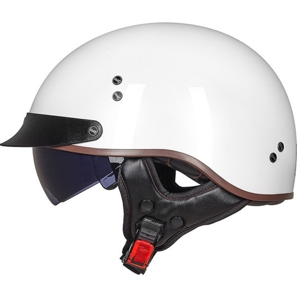 FHJMT Gxt Motosiklet Kaskı Erkek Yarım Kask Retro Bayan Scooter Prens Kafa Gri (Yurt Dışından) - Beyaz - 3XL Motorsiklet Kaskları Fiyatı