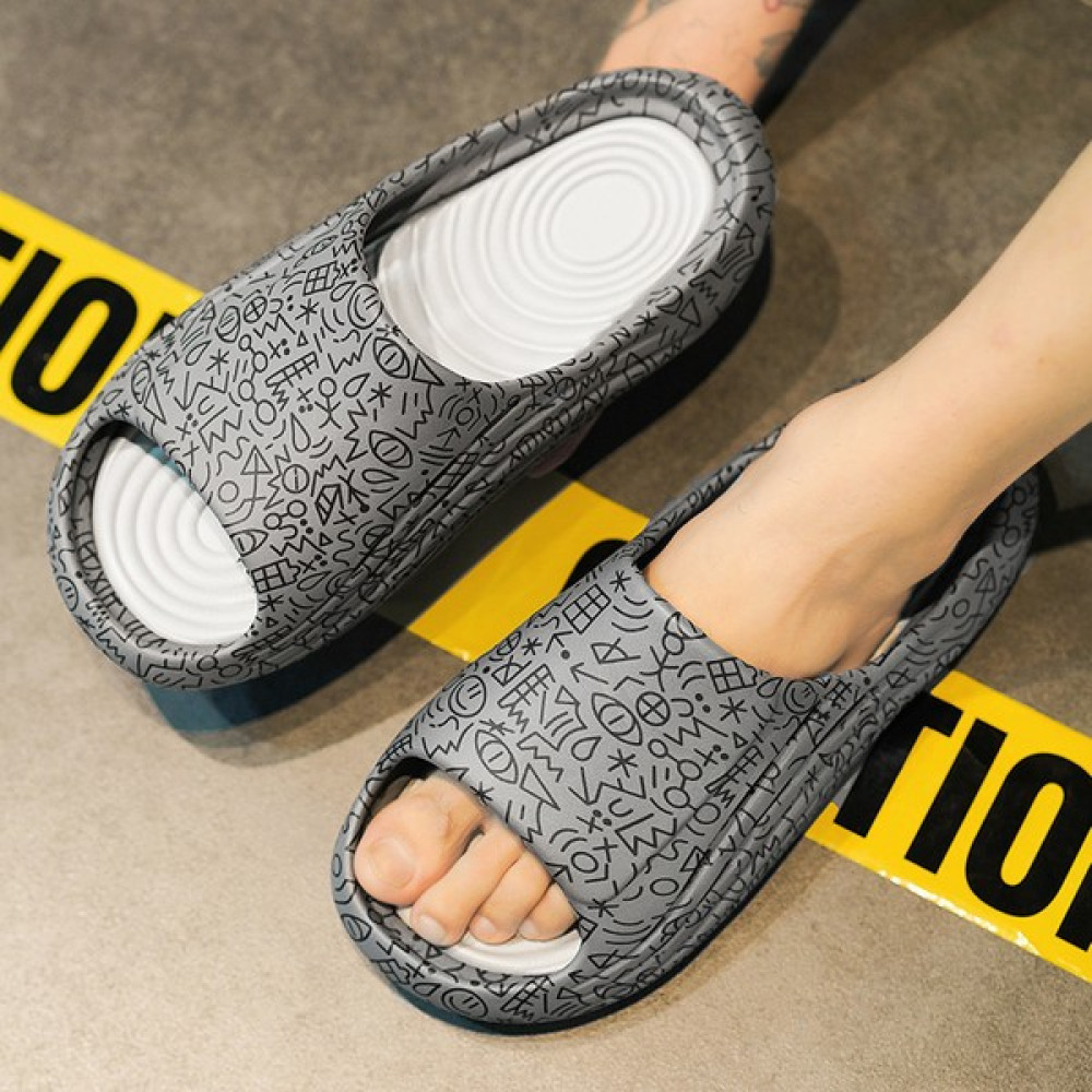 FHJMT Yazlık Slip-On Erkek Yeni Dış Giyim Kalın Tabanlı Veren Kaymaz Ev Oracle Eva Sandalet ve Terlikler (Yurt Dışından) Erkek Terlikleri ve Sandaletleri Fiyatı