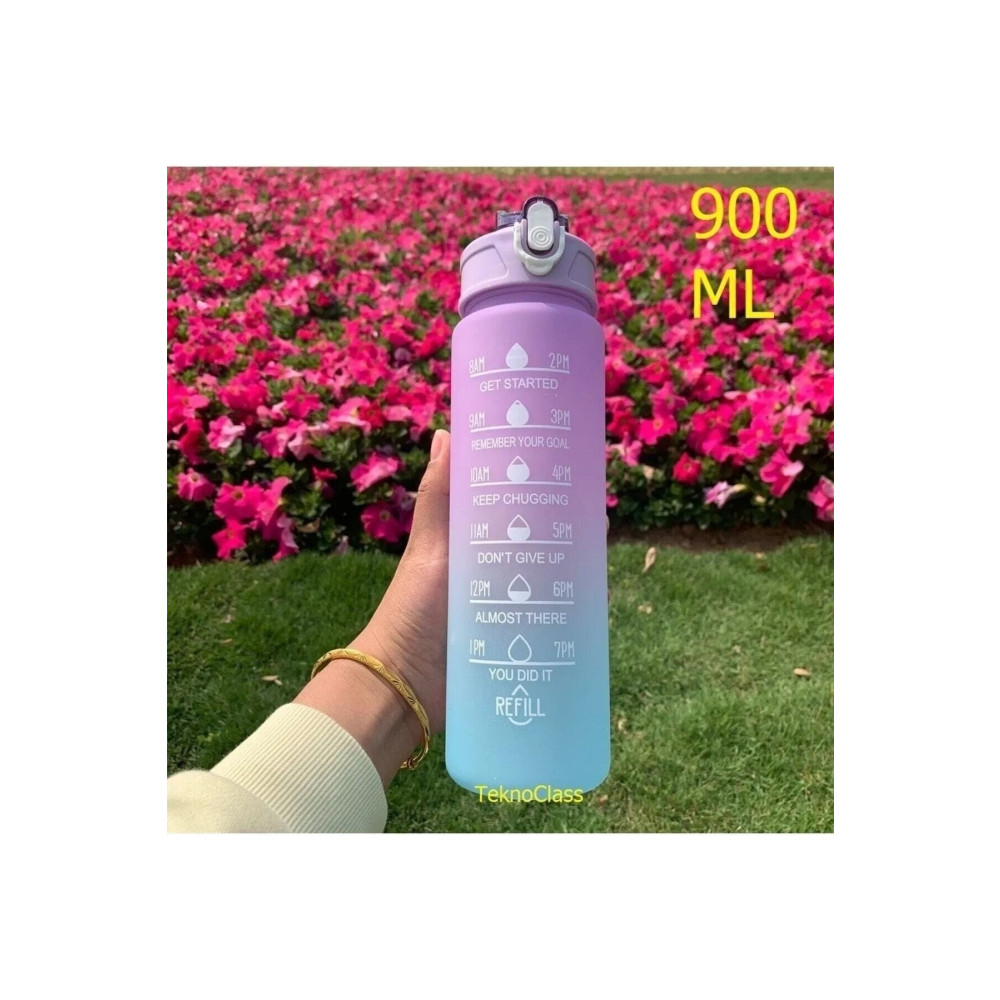 Fiamoss Motivasyonel Su Matarası Su Şişesi Suluk 900 ml Matara Fiyatı