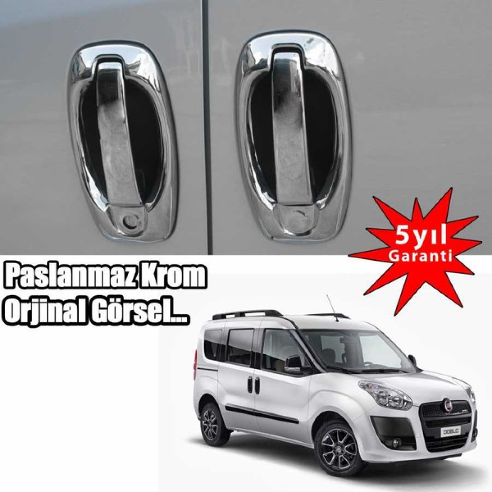 Fiat Doblo 2 2010->Kapı Kolu 4 Kapı 8 Prç. Set Oto Dış Aksesuar & Yedek Parça Fiyatı