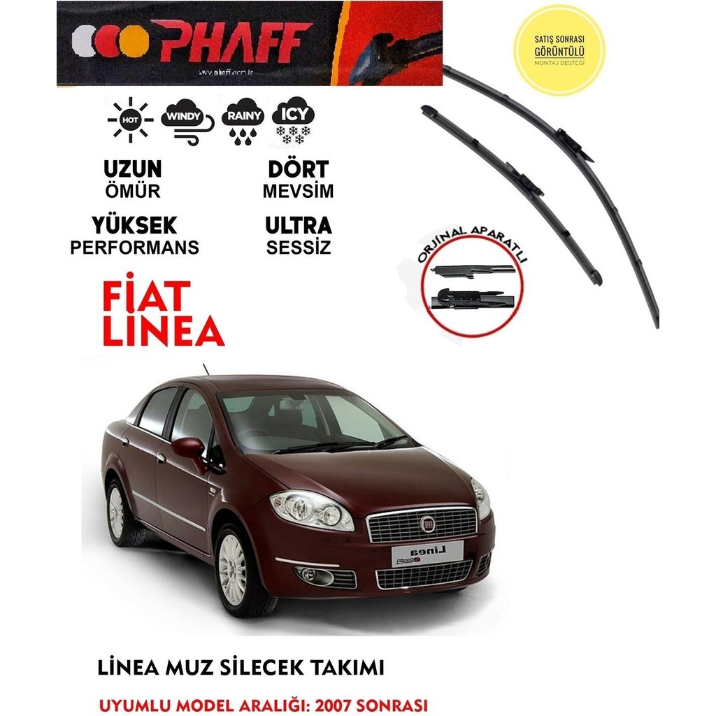 Fiat Linea Muz Silecek Takımı 2012 Model Araca Özel Araca Özel Silecekler Fiyatı